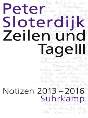 cover image of Zeilen und Tage III